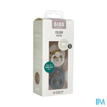 Charger l'image dans la galerie, Bibs 1 Fopspeen Symmetric Duo Sand/iron 2
