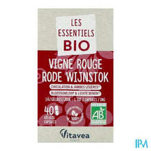 Afbeelding in Gallery-weergave laden, Vitavea Rode Wijnstok Bio Caps 40
