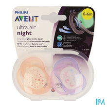 Charger l'image dans la galerie, Philips Avent Fopspeen +0m Air Night Girls
