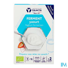 Charger l'image dans la galerie, Yalacta Ferment Yoghurt Bio 2x4g
