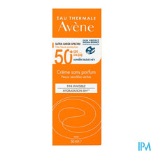 Charger l'image dans la galerie, Avene Zon Ip50+ Creme Solaire S/parfum 50ml
