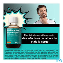 Afbeelding in Gallery-weergave laden, Iso Betadine 1% Nf Mondwater 200ml Ready To Use
