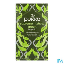 Load image into Gallery viewer, Pukka Bio Supreme Matcha Green Builtjes 20
