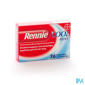 Rennie Cool Mint Kauwtabletten 36