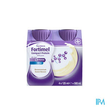 Afbeelding in Gallery-weergave laden, Fortimel Compact Protein 2.4kcal Banaan 4x125ml
