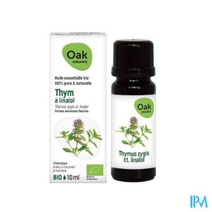 Oak Ess Olie Tijm Linalool 10ml Bio