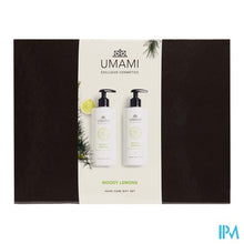 Afbeelding in Gallery-weergave laden, Umami Woody Lemons Giftset Hand 300ml

