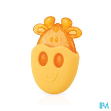 Load image into Gallery viewer, Nuby Koelbijtfiguur diertjes met beschermhoes - 3m+
