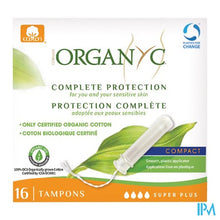 Afbeelding in Gallery-weergave laden, Organyc Tampon Compact Super Plus Bio Katoen 16
