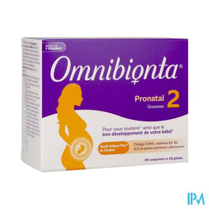 Omnibionta Pronatal 2 Zwanger.4wek Tabl 28+caps 28