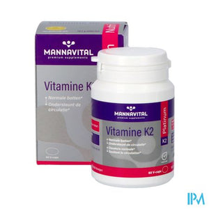 Mannavital Vitamine K2 Platinum V-caps 60