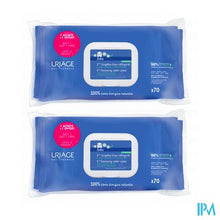 Afbeelding in Gallery-weergave laden, Uriage 1ere Lingettes Nettoyant Duo 2x70
