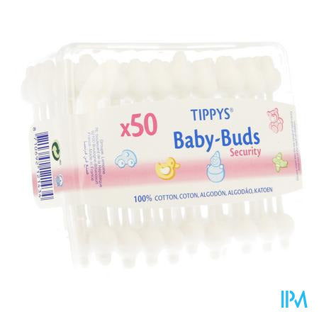 Tippys Baby Tips Wattenstaafjes 50