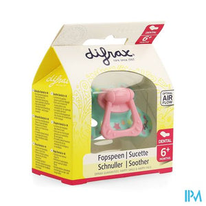 Difrax Fopspeen Sil Dental+ring 6m+ 800