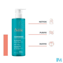 Load image into Gallery viewer, Avene Cleanance Reinigingsgel 400ml
