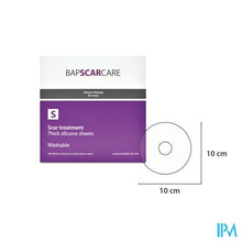 Load image into Gallery viewer, Bap Scar Care S Silicoonverb Tepel Adh 10cm 2 Paar
