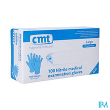 Charger l'image dans la galerie, Cmt Handschoenen Nitril Blauw Z/poeder l 100

