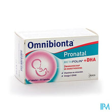 Charger l&#39;image dans la galerie, Omnibionta Pronatal + Dha Tabl 30+caps 30
