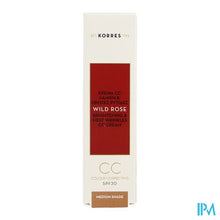 Load image into Gallery viewer, Korres Kf Wild Rose Cc Cream Spf30 Medium 30ml
