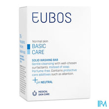 Afbeelding in Gallery-weergave laden, Eubos Compact Wastablet Blauw Z/parf 125g
