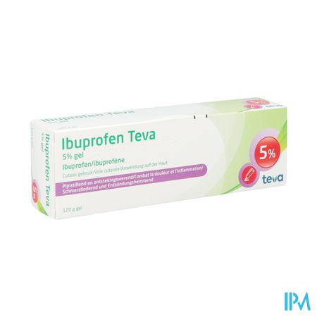 Ibuprofen Teva Gel Tube 120g