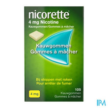 Load image into Gallery viewer, Nicorette Kauwgom 105x4mg
