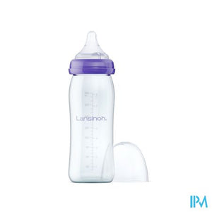 Lansinoh Zuigfles Glas + Speen 240ml 4