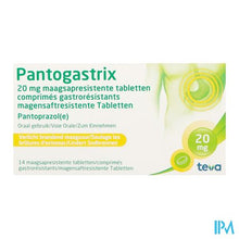 Charger l'image dans la galerie, Pantogastrix Teva 20mg Maagsapresist Tabl 14x20mg
