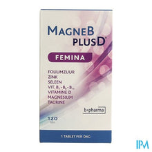 Afbeelding in Gallery-weergave laden, Magne B Plus D Femina 120 Caps
