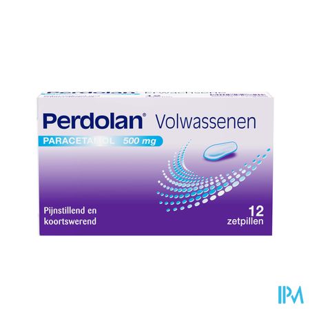 Perdolan Supp Ad 12x500mg