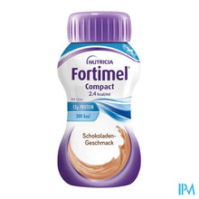 Load image into Gallery viewer, Fortimel Compact 2.4kcal Chocolade 4x125ml

