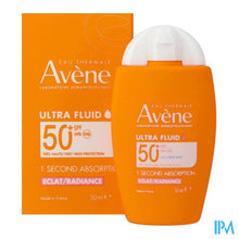 Afbeelding in Gallery-weergave laden, Avene Zon Spf50+ Ultra Fluid Eclat Radiance 50ml
