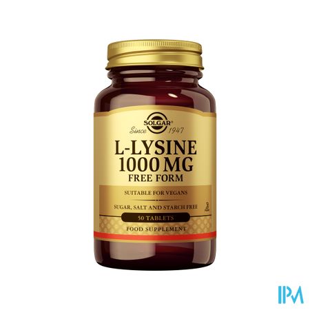 Solgar l-lysine Comp 50x1000mg