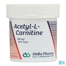 Afbeelding in Gallery-weergave laden, Acetyl-l-carnitine Caps 60x500mg Deba
