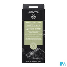Afbeelding in Gallery-weergave laden, Apivita Express Beauty Masker Groene Klei
