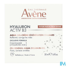 Afbeelding in Gallery-weergave laden, Avene Hyaluron Activ B3 Aqua Gel-cr Celvern. 50ml
