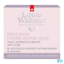 Charger l'image dans la galerie, Widmer Dag Emulsie Hydro-active Uv30 Parf 50ml
