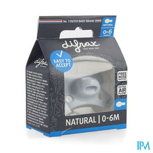 Charger l'image dans la galerie, Difrax Fopspeen Natural 0-6m Uni/pure Blauw/ice

