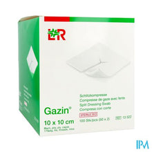 Load image into Gallery viewer, Gazin Cp Fendue Steriel 10x10cm 8p 2x50 13522
