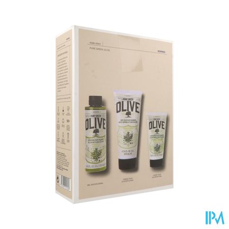 Korres Ks Greek Olive Bodycr120ml+dche250ml+75ml