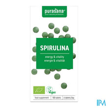 Afbeelding in Gallery-weergave laden, Purasana Vegan Spirulina Bio Tabl 180
