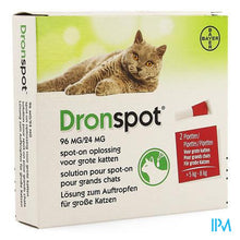 Afbeelding in Gallery-weergave laden, Dronspot 96mg/24mg Spot-on Kat Groot &gt;5-8kg Pip 2
