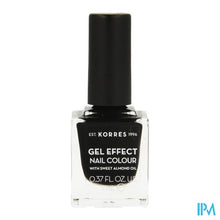 Afbeelding in Gallery-weergave laden, Korres Km Gel Effect Nail 100 Black 11ml
