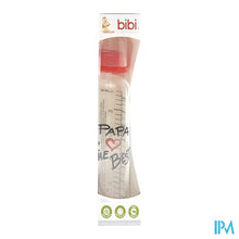 Charger l'image dans la galerie, Bibi Zuigfles Glas Mama Papa 250ml Verv. 1071075
