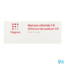 Afbeelding in Gallery-weergave laden, Natrium Chloride 1g Comp 50 Fag
