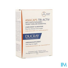 Afbeelding in Gallery-weergave laden, Ducray Anacaps Tri-activ Tijdelijk Haaruitv.caps30
