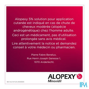 Alopexy 50mg/ml Opl Cut. Gebr. Fl Pipet/spray 60ml