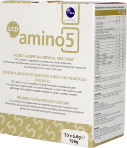Ucd Amino 5 Pdr Zakje 30x6,6g