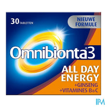 Load image into Gallery viewer, Omnibionta3 All Day Energy Multivitamines voor Energie (30 tabletten)
