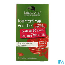 Afbeelding in Gallery-weergave laden, Biocyte Keratine Forte Full Spectrum Caps 120
